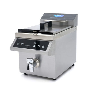 Friteuza cu inductie de banc , 8L, 3.5 kW Friteuza are o capacitate de
