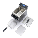 Friteuza cu inductie de banc , 8L, 3.5 kW Friteuza are o capacitate de