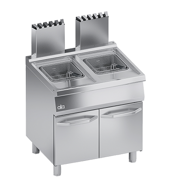 Friteuza pe gaz 2 x 15 Litri, baza inchisa - PERFORMANCE LINE, 30 kW