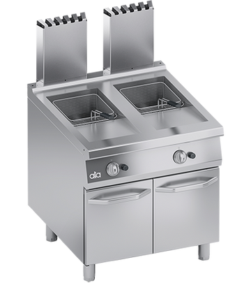 Friteuza pe gaz cu doua cuve 2020 Litri, 36 kW