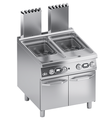 Friteuza pe gaz cu doua cuve 2222 Litri comenzi digitale - PERFORMANCE LINE, 42 kW