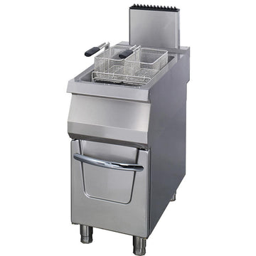 Friteuza pe gaz 1x22L, 90cm, 1 cos, 22 kW