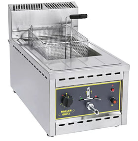 Friteuza pe gaz cu 1 cuva de 12l, 8kw Friteuza pe gaz cu 1