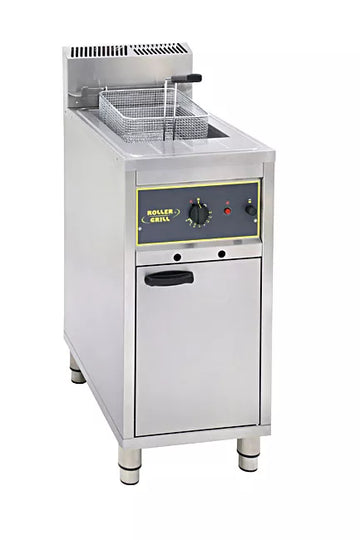 Friteuza pe gaz cu capacitate mare - rezervor 16l, putere 12kw Friteuza pe gaz cu capacitate