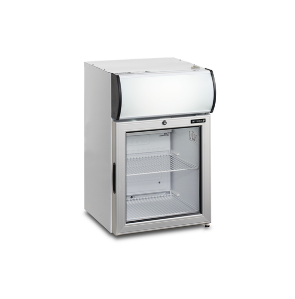 Racitor mic masa BC30C, 45 l, +2/+10C, 1 usa sticla Tefcold – racitor de masa compact pentru bauturi si produse fresh la puncte de vanzare
