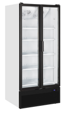 Vitrina frigorifica multideck alba VOC891, 535 l, +2/+10C, 2 usi Tefcold – vitrina frigorifica multideck pentru expunere produse in magazine
