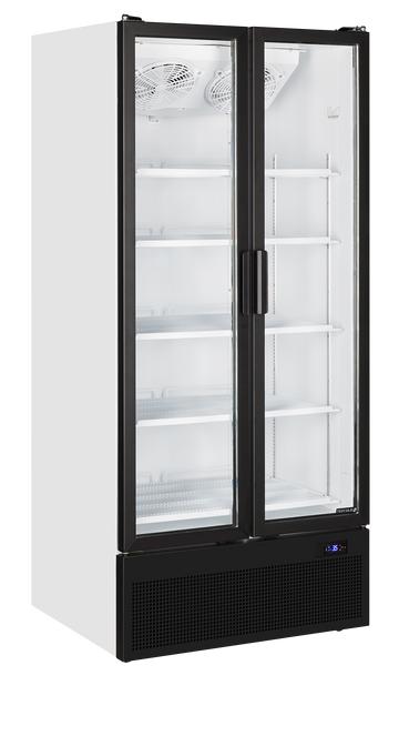 Vitrina frigorifica multideck alba VOC891, 535 l, +2/+10C, 2 usi Tefcold – vitrina frigorifica multideck pentru expunere produse in magazine