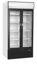 Vitrina frigorifica multideck alba FSC891S, 524 l, +2/+10C, 2 usi Tefcold – vitrina frigorifica multideck pentru expunere produse in magazine