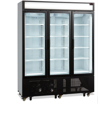 Vitrina frigorifica multideck alba FSC1503S, 825 l, +2/+10C, 3 usi Tefcold – vitrina frigorifica multideck pentru expunere produse in magazine
