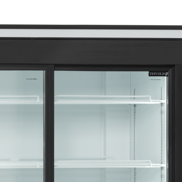 Vitrina frigorifica multideck alba NC7500GH, 710 l, +2/+10C, 2 usi glisante Tefcold – vitrina frigorifica multideck pentru expunere produse in magazine