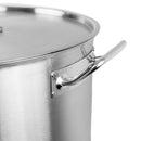 Oala inalta cu capac, fund triplu stratificat, 115 L, Ø50 × H60 cm-4