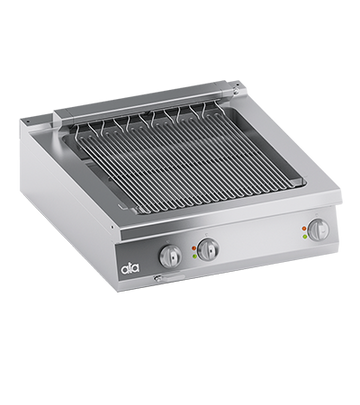 Gratar grill direct cu bazin de apa, alimentare electrica, 10.80 kW