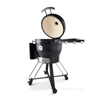 Gratar Kamado, Ø 49cm, 133x76x121cm Cu acest BBQ Kamado premium