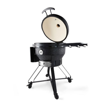 Gratar Kamado, Ø 59cm, 144xl87x122cm Cu acest BBQ Kamado premium