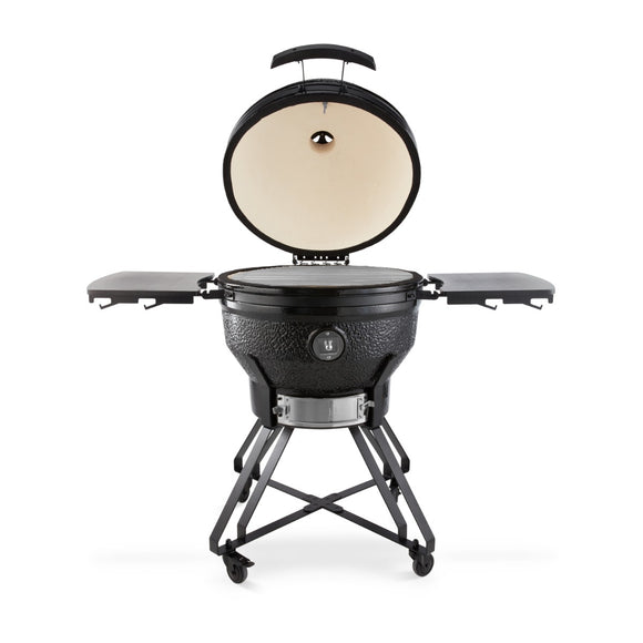 Gratar Kamado, Ø 59cm, 144xl87x122cm Cu acest BBQ Kamado premium