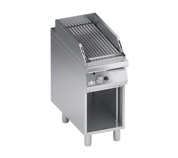 Gratar cu roca vulcanica, cu baza deschisa, 11.50 kW