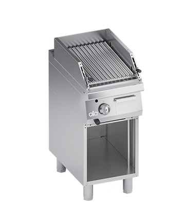 Gratar cu roca vulcanica cu baza deschisa, cu reglaj pe inaltime, 9 kW