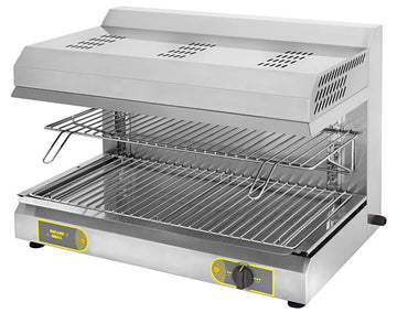 Gratinator Salamandra Infrarosu cu Capac Fix - Model cu 3 Zone de Incalzire Independente, 4,5 kW, 380V
