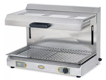 Gratinator Salamandra Infrarosu cu Capac Mobil si 3 Zone de Incalzire Independente - 4,5 kW