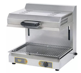 Gratinator Salamandra Infrarosu cu Zona de Incalzire dubla si Capac Mobil - 3kW, 230V