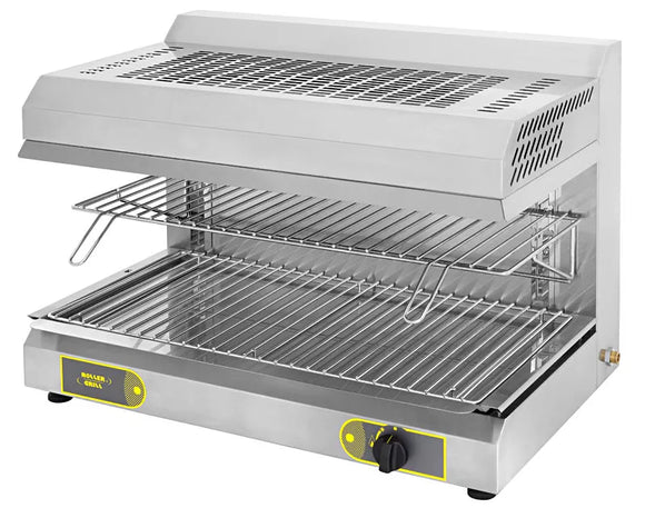Gratinator salamandra pe gaz capac fix model 800mm putere 7,6kw