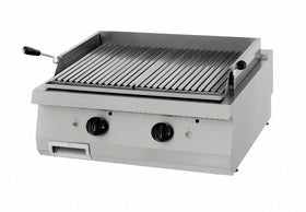 Heavy Duty Lava Stone Grill - Double Unit - 70cm Deep - Gas Pentru a oferi carnii pestilor