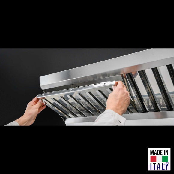 Hota cu condensare Tecnodom Sabina SABINAFEMID, 250 W, 230V, pentru cuptoare Nerone MID digitale - Made in Italy