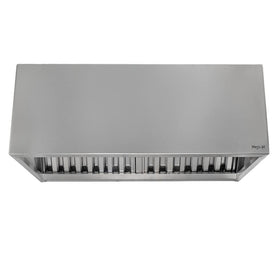 Hota cubica cu colector de grasime 120x100x50 cm, inox