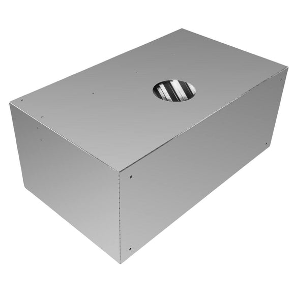 Hota cubica cu colector de grasime 120x100x50 cm, inox