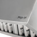Hota cubica cu colector de grasime 120x100x50 cm, inox