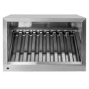 Hotacubica cu colector de grasime 100x70x50 cm, inox