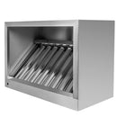 Hotacubica cu colector de grasime 100x70x50 cm, inox