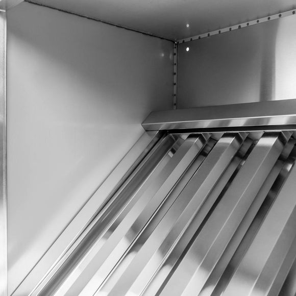 Hotacubica cu colector de grasime 100x70x50 cm, inox