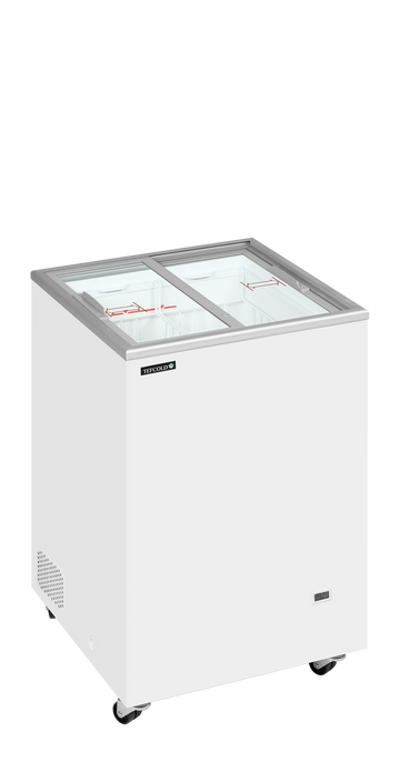 Lada congelator inghetata alba IC101SC, 91 l, -24/-14C Tefcold – lada congelator inghetata pentru magazine, HoReCa si expunere