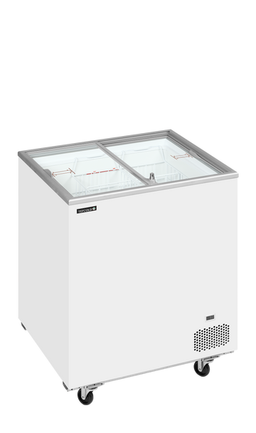 Lada congelator inghetata alba IC201SC, 165 l, -24/-14C Tefcold – lada congelator inghetata pentru magazine, HoReCa si expunere