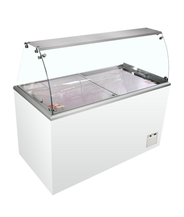 Vitrina pentru inghetata la cupa Tefcold IDA500-W1+