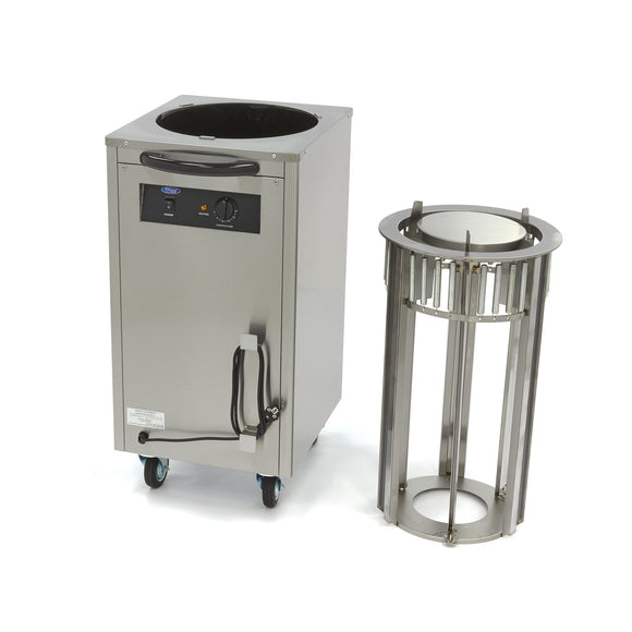 Incalzitor pentru 40 farfurii cu diam max. de Ø30cm cu roti Mesele calde se servesc cel