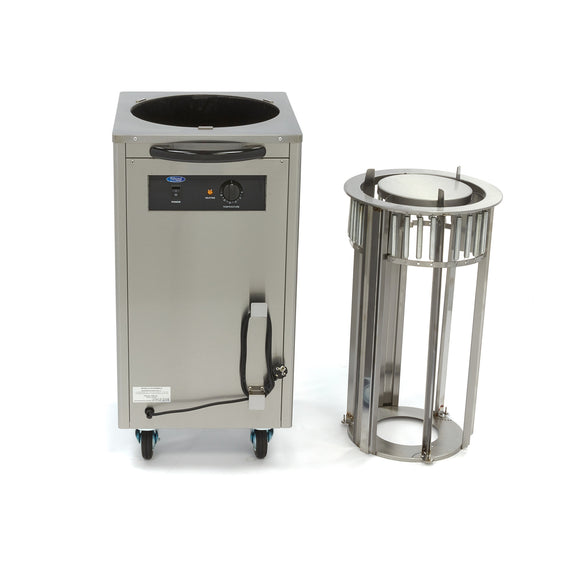 Incalzitor pentru 40 farfurii cu diam max. de Ø30cm cu roti Mesele calde se servesc cel