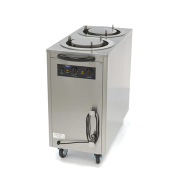 Incalzitor pentru 80 farfurii cu diam max. de Ø30cm cu roti Mesele calde se servesc cel