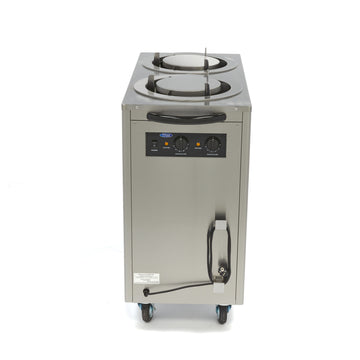 Incalzitor pentru 80 farfurii cu diam max. de Ø30cm cu roti Mesele calde se servesc cel