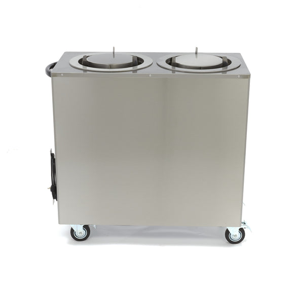 Incalzitor pentru 80 farfurii cu diam max. de Ø30cm cu roti Mesele calde se servesc cel