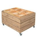 Insula pentru Mega M legume si fructe H-75 cm L-131 cm G-94 cm dab wotan Raft pentru legume si fructe