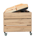Insula pentru Mega M legume si fructe H-75 cm L-131 cm G-94 cm dab wotan Raft pentru legume si fructe