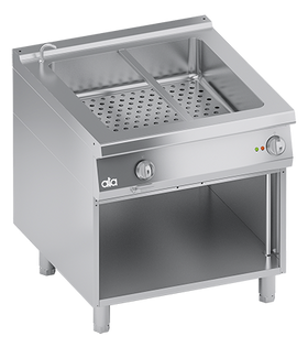 Bain marie electric 2xGN 1/1 + 1/3 cu baza deschisa, 3 kW