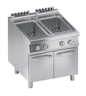 Fierbator paste, bolitor electric cu 2 cuve 2x40 Litri, 19.80 kW