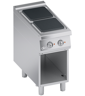 Masina de gatit electrica cu 2 plite, cu baza deschisa, 8 kW