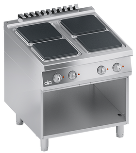 Masina de gatit electrica cu 4 plite, cu baza deschisa, 16 kW