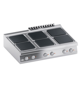 Masina de gatit electrica cu 6 plite, 24 kW