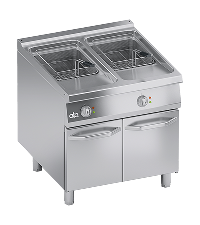 Friteuza electrica cu doua cuve 20+20 Litri, 36 kW