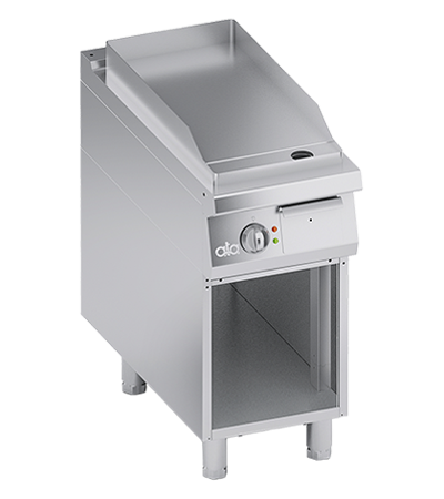 Plita fry top electrica neted, cu baza deschisa, 6.50 kW